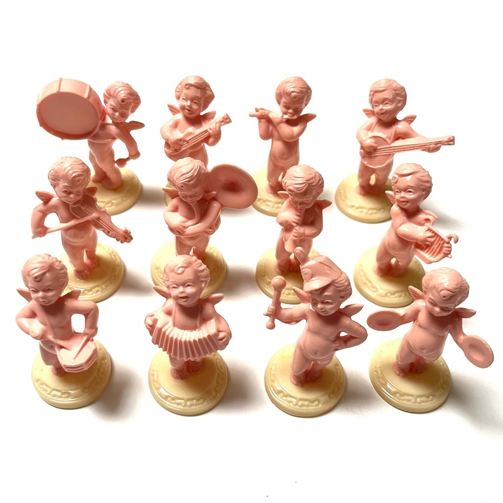 Vintage Angel Cherub Orchestra Marching Band 1950s Hartland Plastics